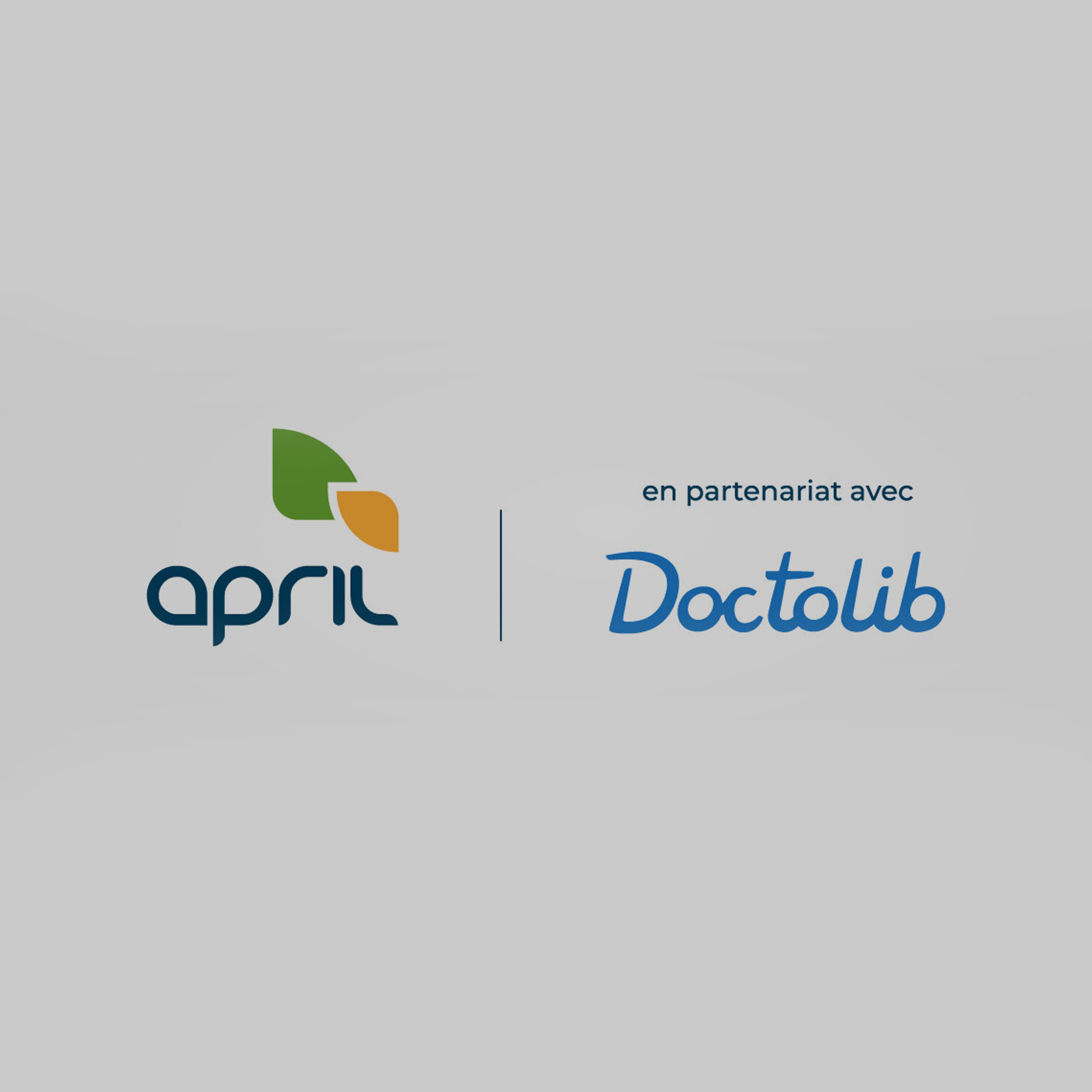 Logos APRIL et Doctolib
